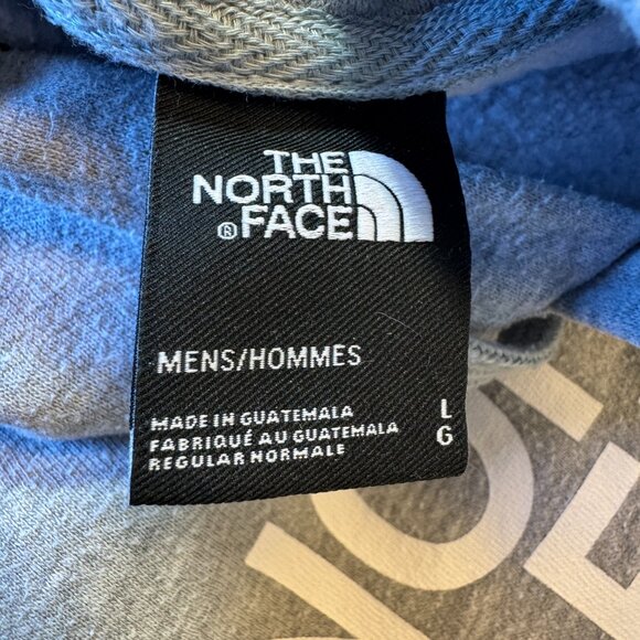 The North Face Half Dome Pullover Hoodie Mens Large Gray Kangaroo Pocket Logo - Picture 8 of 11